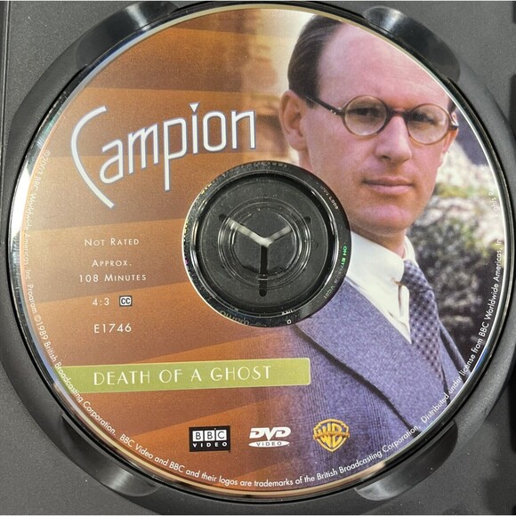 BBC Video Campion DVD Lot of 3 Death of a Ghost, The Case of the Late Pig Tested - Picture 9 of 15